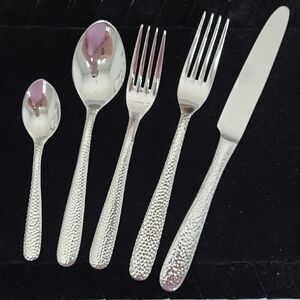 Elegant Silver Cutlery Set